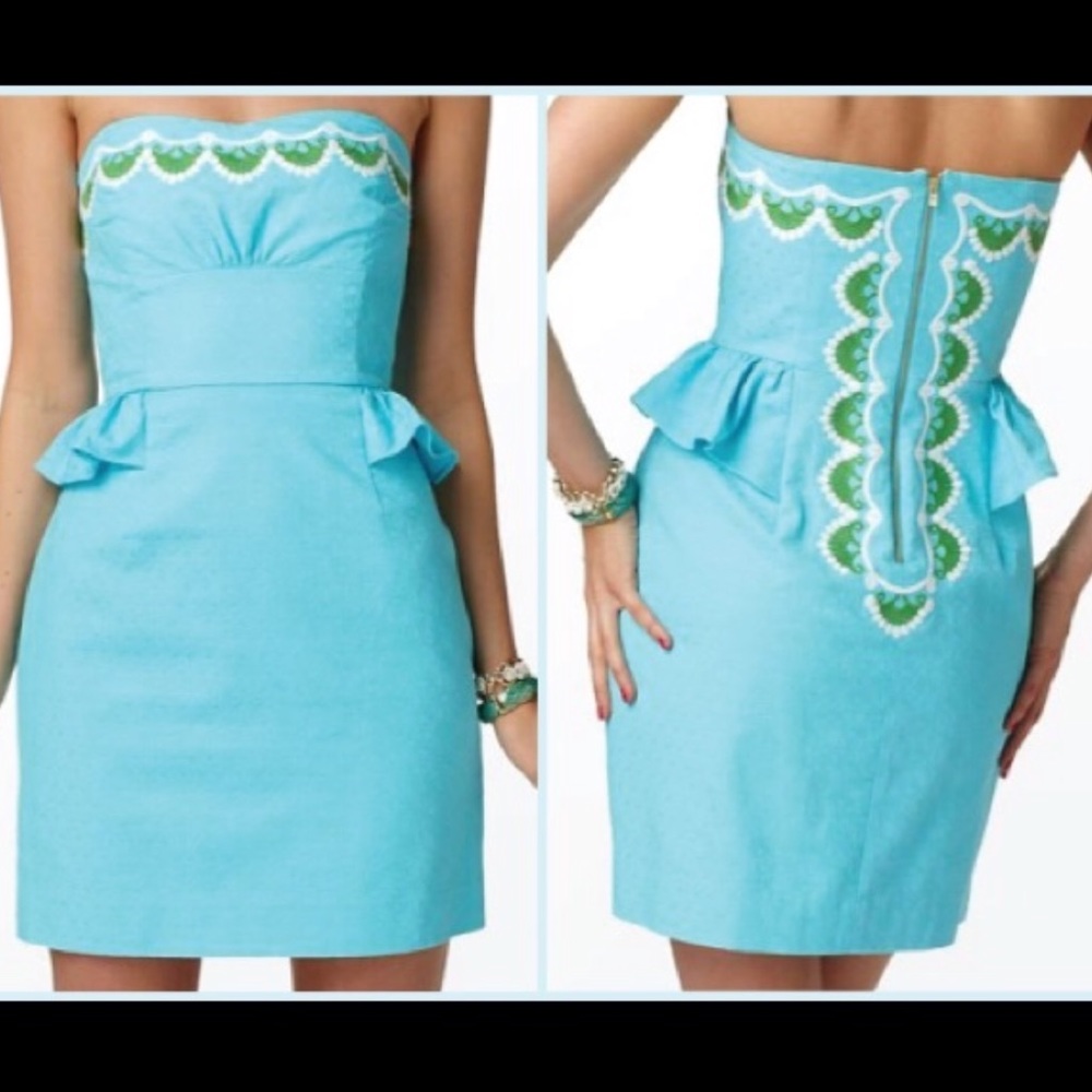 Lilly Pulitzer Aqua Maybell Dress